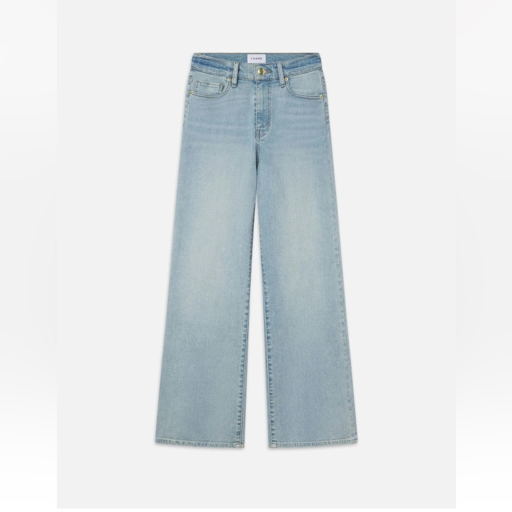 FRAME LE slim palazzo jeans blue springs size 28 NWT